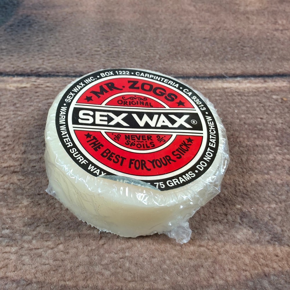 Mr. Zogs Surfboard Wax Mens OS White New Warm Water Original Formula